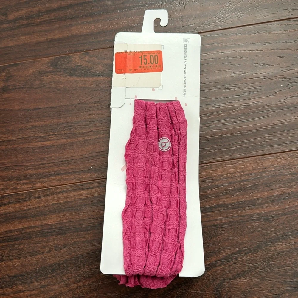 Baby Bling NWT purple raspberry‎ waffle weave headband size one size